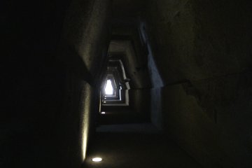The tunnel leading down to the Sibyl