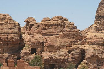 el-Habis, in the heart of Petra