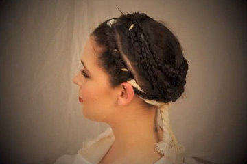 When a Vestal Virgin did her hair it took seven plaits, three knots and a length of rope to hold it all in place!