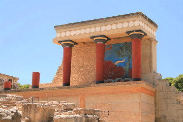 The Minoan palace at Knossos