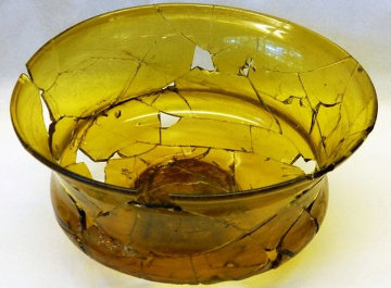The Roman glass bowl in Colchester