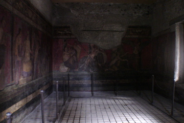 The unrestored frescoes