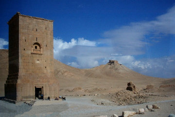 A tower tomb in Palmyra