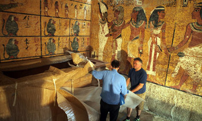 Tutankhamun's replica tomb