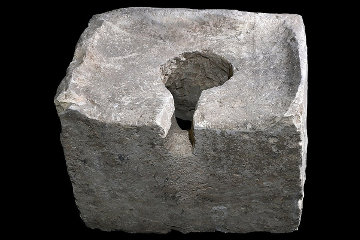 The stone toilet