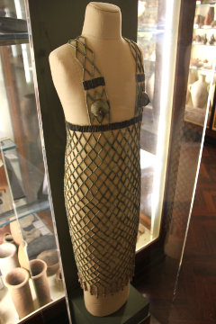 Bead dress in the Petrie Museum, London