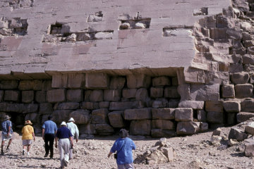 Casing stones of the Bent Pyramid