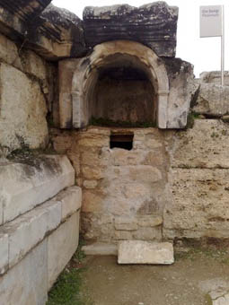 The entrance to the Plutonium. When I saw it the doorway was blocked with rusty chicken wire which clearly proved inadequate and has since been replaced with a stone wall.