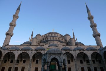 Exterior of the Sultan Ahmet Mosque