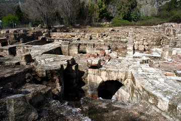 Herod's palace at Banias
