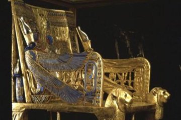 Tutankhamun's throne.