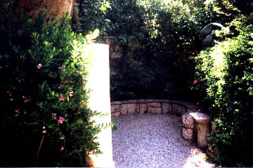 The alcove in the Garden Tomb